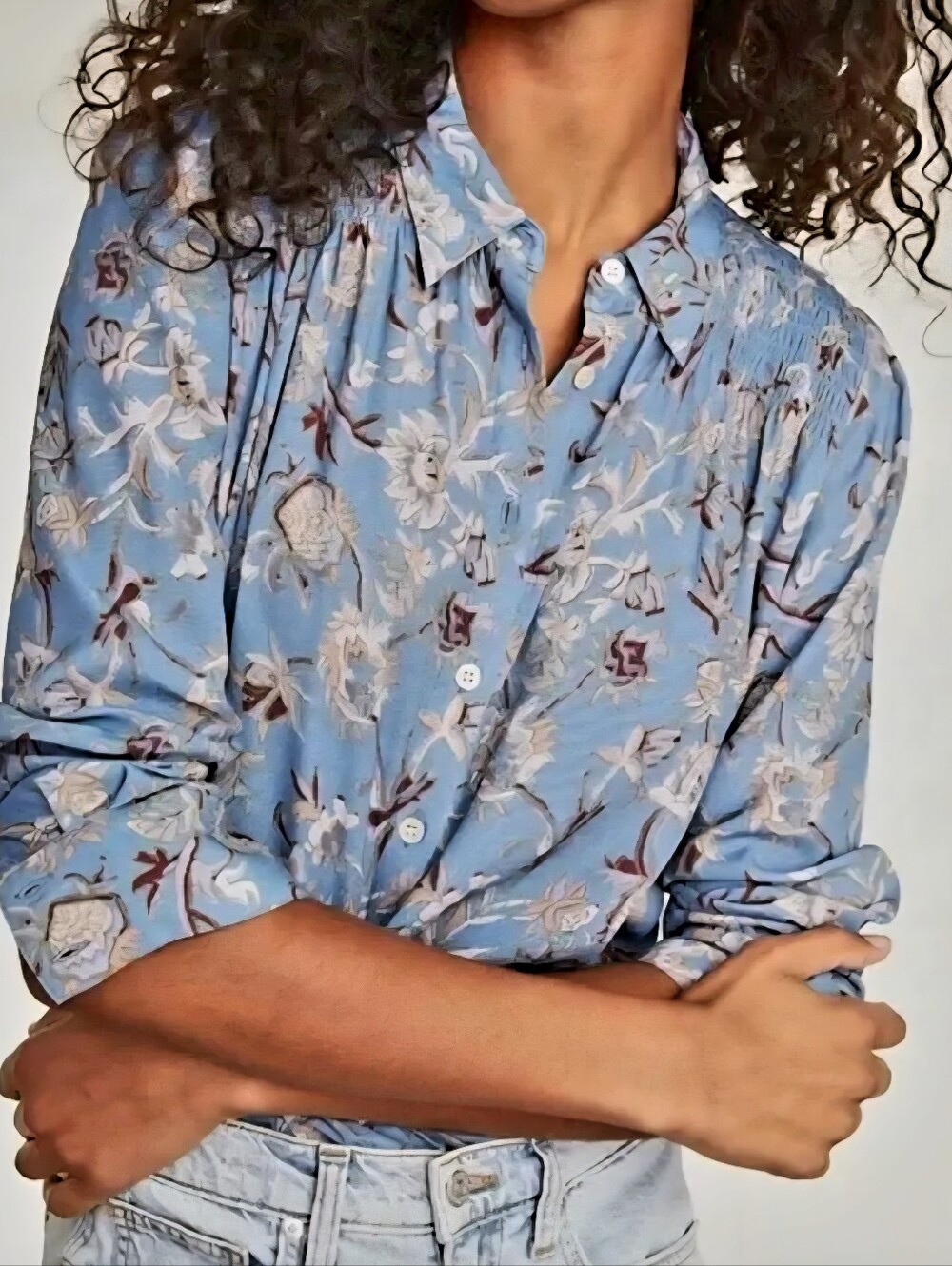 Veronica Beard Long Sleeve Shirt Blouse 10